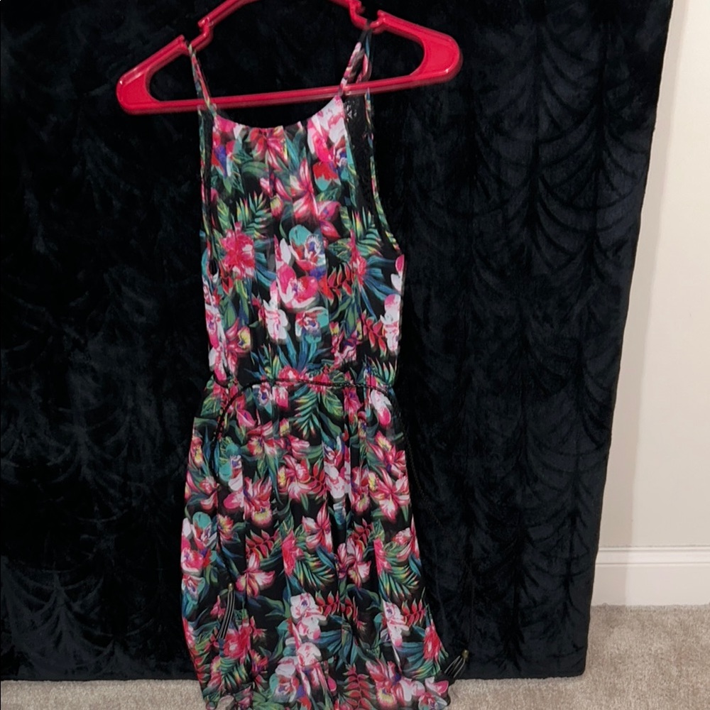 Floral Halter Dress